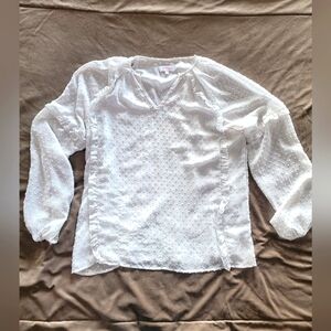 White Swissdot Blouse